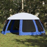 Berkfield Home Pool Tent with Removable Fly & Mesh Walls Azure Blue 510x510 cm