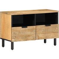 Berkfield Home TV Cabinet Brown 70x33x46 cm Solid Wood Mango | Size: 70 x 33 x 46 cm