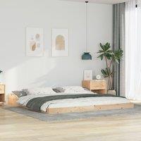 Berkfield Home Brown 180 x 220 cm Solid pine wood