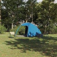Berkfield Home Tent with Roof with Air Vent Blue Medium Polyester & fibreglass