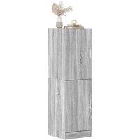 Berkfield Home Kitchen Cabinet Grey Sonoma 38x41.5x131.5 cm Engineered Wood