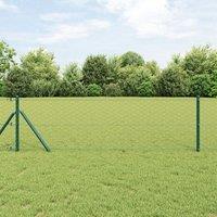 Berkfield Home Hexagon Fence Grey 0.6x50 m Steel