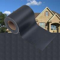 Berkfield Home Garden Privacy Screens 2 pcs PVC 35x0, 19 m Matte Dark Grey