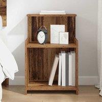 Berkfield Home Bed Cabinet Old wood 40 x 35 x 60 cm Particle board in Brown