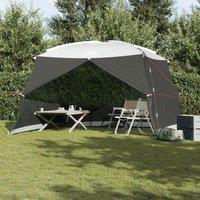 Berkfield Home Camping Mosquito Net with Door Grey 6-Person Waterproof