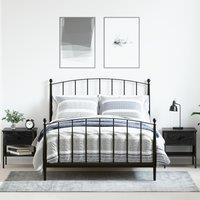 Berkfield Home Bedside Tables 2 pcs Black Oak 40x42x45 cm Engineered Wood | Size: 40 x 42 x 45 cm