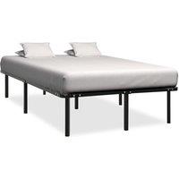 Berkfield Home Bed Frame Black Metal 160x200 cm