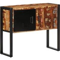 Berkfield Home Console Cabinet Multicolour 90x35x75 cm Solid Wood Reclaimed | Size: 90 x 35 x 75 cm