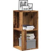 Berkfield Home Corner Cabinet Old Wood 33x33x67 cm Engineered Wood in Brown | Size: 33 x 33 x 67 cm