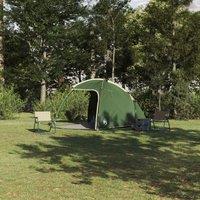 Berkfield Home Tent Folding Other Manual with Air Vent Green Large Polyester & fibreglass