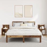 Berkfield Home Bedside Tables - 2 Pack - Old Wood - 40 x 35 x 60 cm - Engineered Wood in Brown