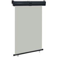 Berkfield Home Balcony Side Awning 125x250 cm Grey