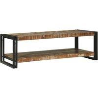 Berkfield Home Coffee Table Multicolour 120x50x38 cm Solid Wood Reclaimed in Brown | Size: 120 x 50 x 38 cm