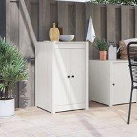 Berkfield Home Outdoor Kitchen Doors White 50x9x82 cm Solid Wood Pine | Size: 50 x 9 x 82 cm
