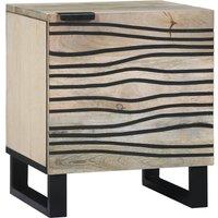 Berkfield Home Bedside Tables Natural 40 x 33.5 x 46 cm in Brown