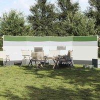 Berkfield Home Camping Windbreak Green 510x153 cm Waterproof