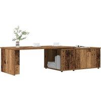 Berkfield Home Coffee Table Old Wood 150x50x35 cm Engineered Wood in Brown | Size: 150 x 50 x 35 cm