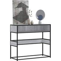 Berkfield Home Console Table Grey Sonoma 90x35x80 cm Engineered Wood | Size: 90 x 35 x 80 cm