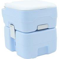 Berkfield Home Camping loo light blue body+white lid NA NA NA
