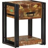 Berkfield Home Bedside Cabinets 2 pcs 40x35x50 cm Solid Wood Reclaimed in Brown | Size: 40 x 35 x 50 cm