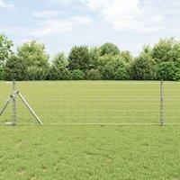 Berkfield Home Euro Fence 0.6x25 m Galvanised Steel