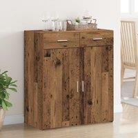 Berkfield Home Storage Cabinet Old Wood 80x42.5x93.5 cm Engineered Wood in Brown