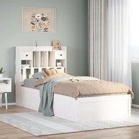 Berkfield Home Bed Frame without Mattress White 90x200 cm Solid Wood Pine