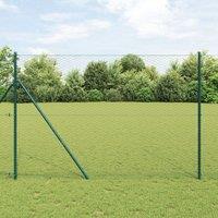Berkfield Home Hexagon Fence Grey 1.6x100 m Steel