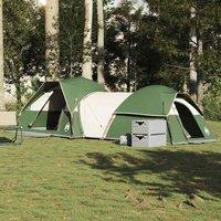 Berkfield Home Camping Tent 5-Person Green Waterproof