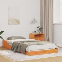Berkfield Home Wax brown 100 x 220 cm Solid pine wood