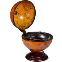 Tabletop Globe Bar Wine Stand Wood
