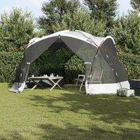 Berkfield Home Camping Mosquito Net with Doors Grey 8-Person Waterproof