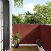 Berkfield Home Balcony Screen Terracotta 120x800 cm 100% Polyester Oxford