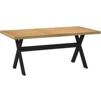 Berkfield Home Dining Table NOAIN X-Shaped Legs 180x90x75 cm Solid Wood Pine in Brown | Size: 180 x 90 x 75 cm