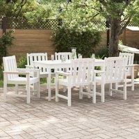 Berkfield Home Garden Dining Chairs 6 pcs White 65.5x55.5x88 cm HDPE