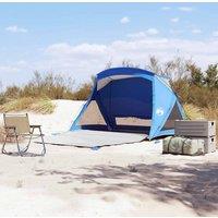 Berkfield Home Beach Tent 2-Person Azure Blue Waterproof