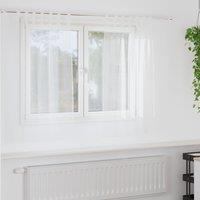 Berkfield Home Curtains with Curtains 2 pcs White 140 x 140 cm Polyester