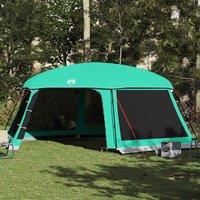 Berkfield Home Pool Tent with Removable Fly & Mesh Walls Sea Green 670x590 cm