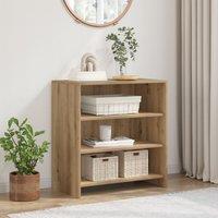 Berkfield Home Sideboard Artisan Oak 70x41x75 cm Engineered Wood in Brown | Size: 70 x 41 x 75 cm