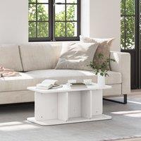Berkfield Home Coffee Table White Solid pine wood