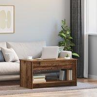 Berkfield Home Coffee Table Old wood 102 x 50 x 52.5 cm Engineered wood in Brown