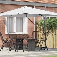 Berkfield Home Cantilever Umbrella Sand Polyester Large Tiltable in Beige