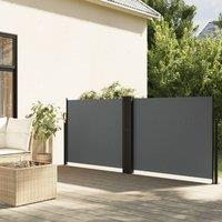 Berkfield Home Retractable Side Awning Anthracite 140x600 cm