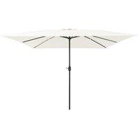 Berkfield Home Square Garden Parasol 295x245 cm Sand White
