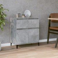 Berkfield Home Sideboard Concrete Grey 60x35x70 cm Engineered Wood | Size: 60 x 35 x 70 cm