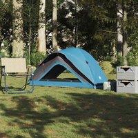 Berkfield Home Camping Tent 1-Person Blue Waterproof
