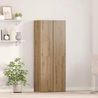 Berkfield Home Highboard Artisan Oak 60 x 32 x 153 cm Engineered Wood in Brown
