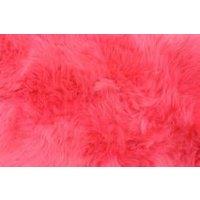 SNUGRUGS Genuine Single Pelt Sheepskin Rug in Cerise | Size: 60 cm x 100 cm