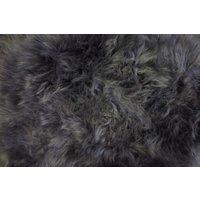 SNUGRUGS Genuine Single Pelt Sheepskin Rug in Dark Grey | Size: 60 cm x 90 cm