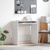 Berkfield Home Computer Desk White Engineered wood Compact Organizers